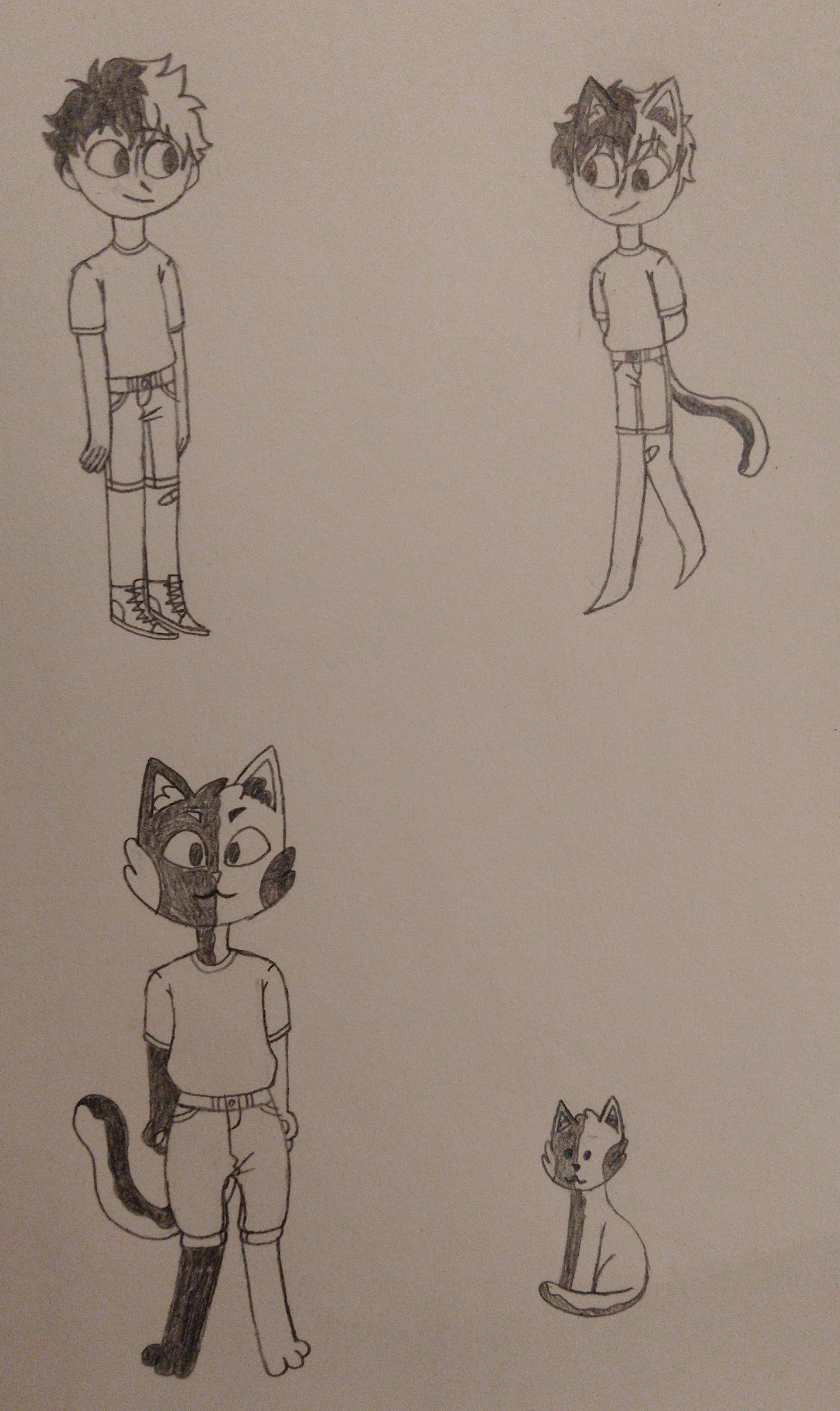 2023, Traditional, Self Portrait, Original Character, OC, Callisto, Cal, Rain